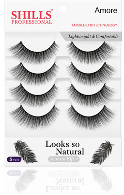 KARSHU LIFESTYLE 5 Pairs False Eyelashes Set Natural 3d Fake Eyelash Natural Eyelashes(Pack of 1)