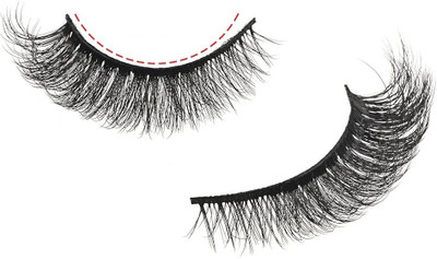 USBK Cat Eye Lashes Natural Look Fluffy Wispy Lashes(Pack of 1)