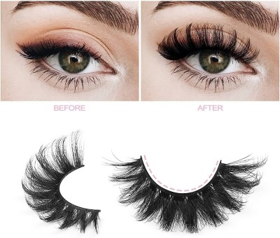 Amaryllis Women For Super Eyelashes 3D Soft False Eyelashes(Pack of 1)