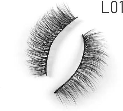 Cosluxe X IMAGIC PROfessional Synthetic Fibers False Eyelashes,Natural(Pack of 1)