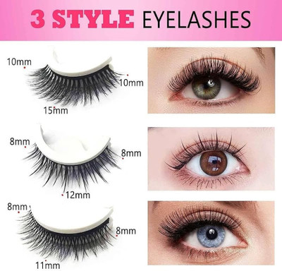 GFSU - GO FOR SOMETHING UNIQUE 4 Different Eyelashes for Girl(Pack of 4)