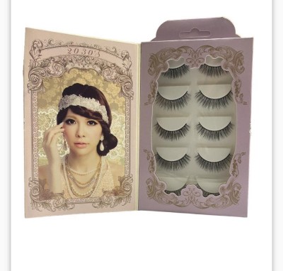 glam more 5 pair false eyelashes(Pack of 1)