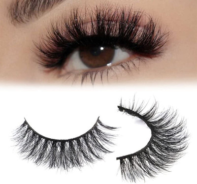 SEUNG Thick 3D False Eyelashes For Girls Pack Of 1 Pair(Pack of 1)