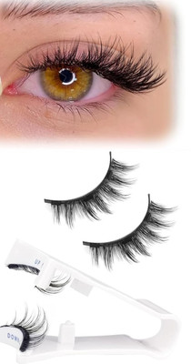FELICECHIARA Transparent Long Lashes 3D False Eyelashes Natural(Pack of 1)