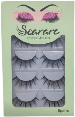 Rudrav Very attractive Eyelashes (Pack of 5 Pair)(Pack of 1)