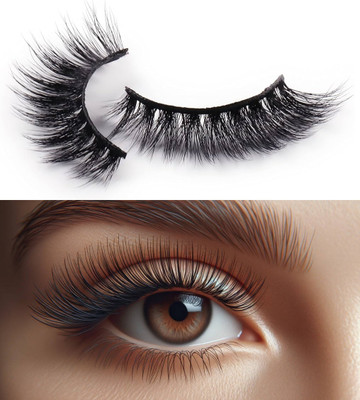 LILLYAMOR Eyelash Day and Night Pack with Glue(Pack of 1)