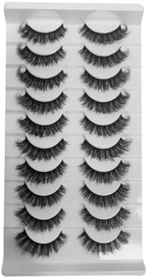 Coscat 3D FALSE EYELASHES - False Eyelashes for Women(Pack of 10)