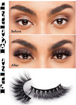 OLETSUN FALSE THICKEST EVER EYE LASHES NATURAL PREMIUM QUALITY EYELASHES HANDMADE(Pack of 1)
