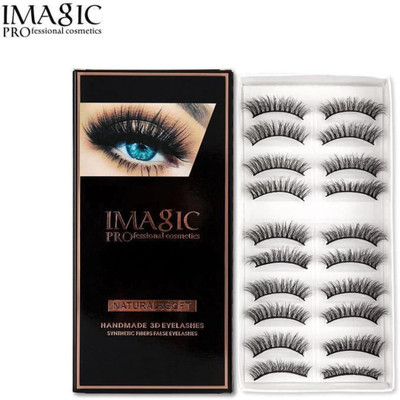 IMagic Handmade 3D false Eyelashes L09(Pack of 1)
