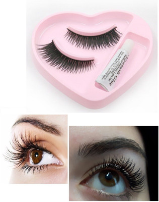 SEUNG Natural Heart shape Eyelashes with glue pack of 1(Pack of 1)