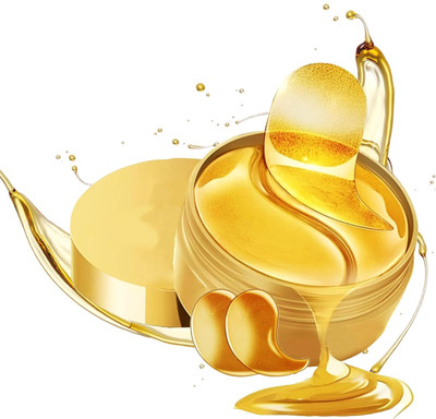 Khodiyar Creation Days 60 Pcs Under Eye Mask for Dark Circles with 24k Gold(180 ml)