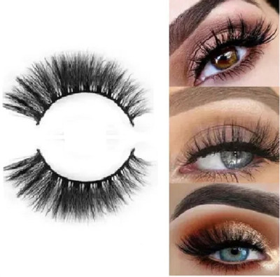 OLETSUN False Eyelashes Set Natural 3d Fake Eyelash(Pack of 1)