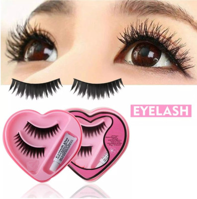 ADJD Eye Makeup with Glue False Eyelashes for Pretty(Pack of 2)