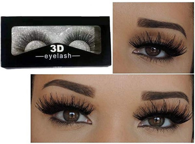 NADJA Waterproof 3D Eyelashes | False Eyelashes | Reusable False Lashes(Pack of 1)