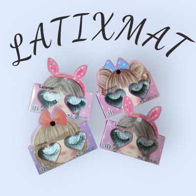 Latixmat Fake Eyelash Natural Eyelashes for women(Pack of 4)