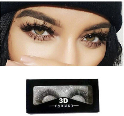 BLUEMERMAID 3D Lashes Eyelash Strips Dream Long Thick Dramatic Look(Pack of 1)