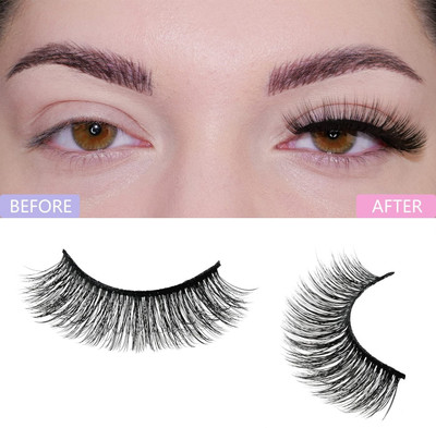 Amaryllis 3D Eyelashes Handmade Eyelashes for Girl(Pack of 1)