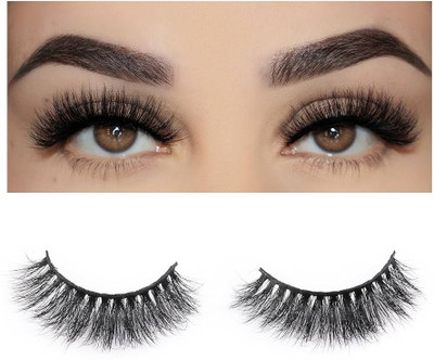 USBK 3D Natural False Eyelashes for Women(Pack of 1)