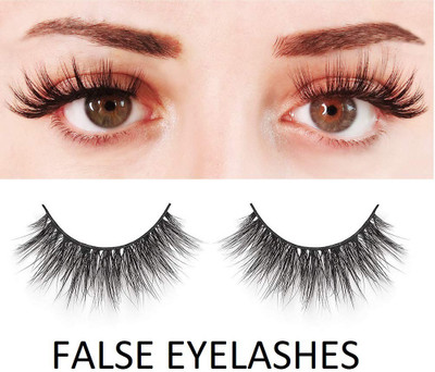 JANOST SOFT 3D FALSE EYELASHES FOR EYE MAKEUP LOOK(Pack of 1)