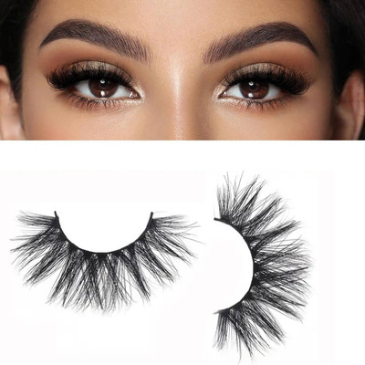 USBK 3D Volume False Eyelashes Soft Curly Fake Lashes(Pack of 1)