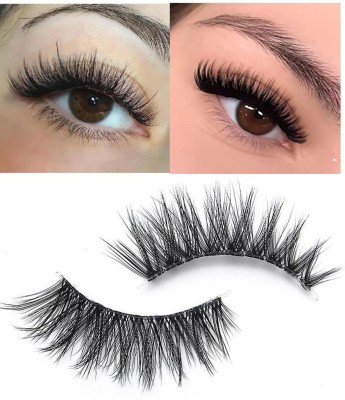 AMOSFIA NATURAL FAKE 3D EYELASHES BEST FOR WOMEN(Pack of 1)