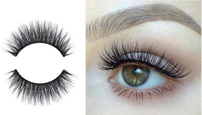 Amaryllis NEW False Eyelashes Long Lashes With Glue(Pack of 1)