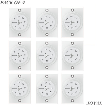 joyal Socket 7 Step Fan Regulator Pack of 9 Step-Type Button Regulator