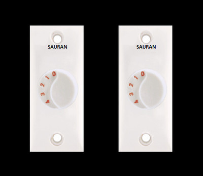 Sauran Pack of 2 Normal 4-Step Regulator Switch Type (EAP161.1) Step-Type Button Regulator