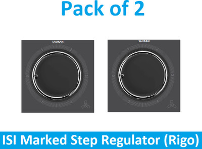 Sauran Pack of 2 Regulator 5Step (Rigo) Modular (EAP77.1) Step-Type Button Regulator
