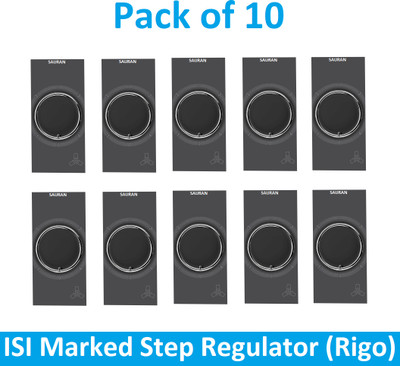 Sauran Pack of 10 Regulator 4Step (Rigo) Modular (EAP76.3) Step-Type Button Regulator