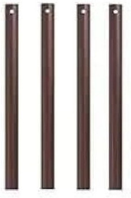 PMW Ceiling Fan Down Rod, 24 Inch/2 Feet, Iron, Brown, Pack of 4 Conventional Box Regulator