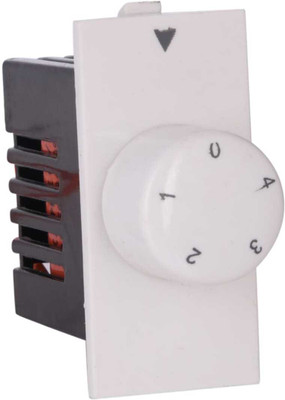SEER 4 step type fan regulator modular pack of 1 Step-Type Button Regulator