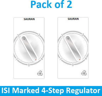 Sauran Pack of 2 Regulator 4Step Modular (EAP102.1) Step-Type Button Regulator