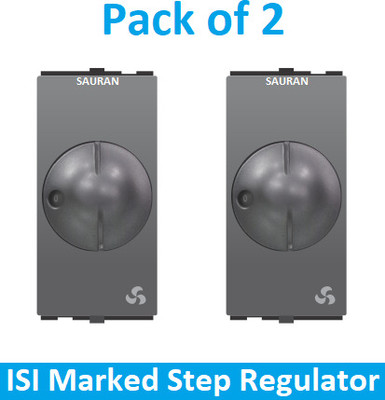 Sauran Pack of 2 Regulator Step Modular (EAP121.1) Step-Type Button Regulator
