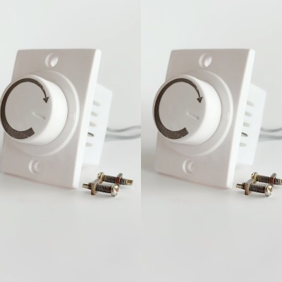 HI-PLASST SOCKET DIMMER -2PCS FAN REGULATOR Step-Type Button Regulator