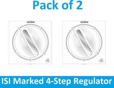 Sauran Pack of 2 Regulator 4Step Modular (EAP103.1) Step-Type Button Regulator