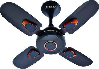 AIRDEC Florence Turbo with 2 Year Warranty Ultra High Speed 600 mm Ceiling Fan(Smoke Brown | Pack of 1)