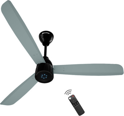 Atomberg Renesa Prime Remote|High Air Delivery|LED Speed Indicator|Low Noise|Sleek Design with 3 Year Warranty BLDC Motor with Remote 1200 mm Ceiling Fan(5 Star | Misty Teal | Pack of 1)