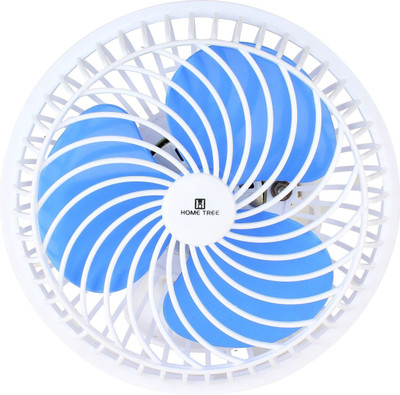 Home Tree 9''WHITE/BLUE CABIN 225 mm Exhaust Fan(WHITE BLUE | Pack of 1)