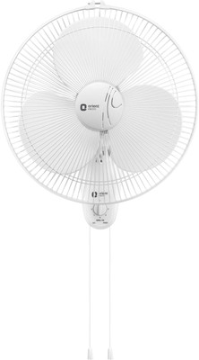 Orient Electric Wall 44 with 2 Year Warranty Silent Operation 400 mm Wall Fan(Crystal white | Pack of 1)