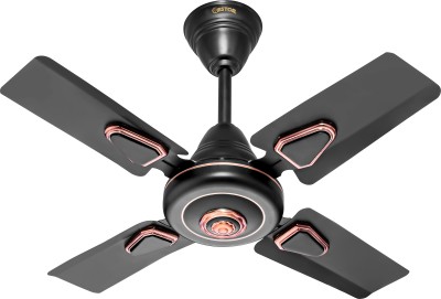 GESTOR Amazy Ultra High Speed 24 Inch Decorative 600 mm 4 Blade Ceiling Fan(Smocked Brown, Pack of 1)