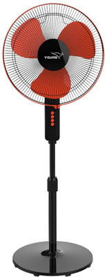 V-Guard Esfera STS Plus (Red Black) with 2 Year Warranty 400 mm Pedestal Fan(Red Black | Pack of 1)