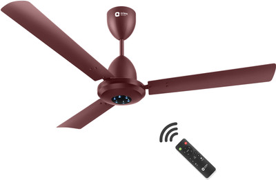 Orient Electric I Falcon with 3 Year Warranty BLDC Motor with Remote 1200 mm Ceiling Fan(5 Star | Brown | Pack of 1)