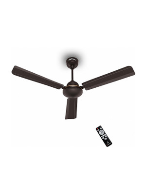 DIGISMART Storm | BLDC Motor | Remote Control | Energy Saving | Silent Operation with 5 Year Warranty BLDC Motor with Remote 1200 mm Ceiling Fan(5 Star | Smoke Brown | Pack of 1)