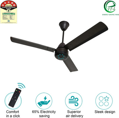 EFF4 Sino - Full Dom - Brown with 2 Year Warranty BLDC Motor 1200 mm Ceiling Fan(5 Star | Brown -Full Dom | Pack of 1)