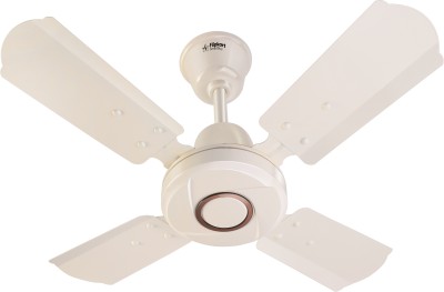 Flipkart SmartBuy Turbo Decorative 600 mm 4 Blade Ceiling Fan(Ultra High Speed | Ivory | Pack of 1)