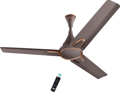 KUHL | Prima A1, BLDC, 29W, Low Noise, Energy-Saving, 5-Year Warranty 5 Star 1200 Mm 3 Blade Ceiling Fan  (BLDC Motor With Remote | Espresso | Pack Of 1) For Rs. 2068 @ 67 %