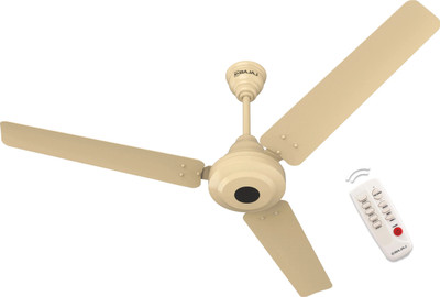 BAJAJ Energos 12DC5R with 2 Year Warranty BLDC Motor with Remote 1200 mm Ceiling Fan(5 Star | Base Ivory | Pack of 1)