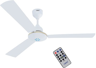 ORPAT BLDC Ceiling Fan – Moneysaver S – 28W – AB White With Remote & App Remote 1200 mm 3 Blade Ceiling Fan(AB White, Pack of 1)