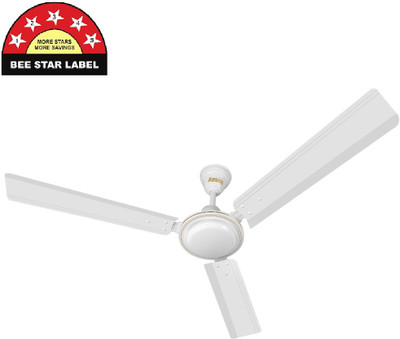 Apson APSARA with 2 Year Warranty Anti Dust, Energy Saving, High Air Delivery, Ultra High Speed 1200 mm Ceiling Fan(4 Star | White | Pack of 1)